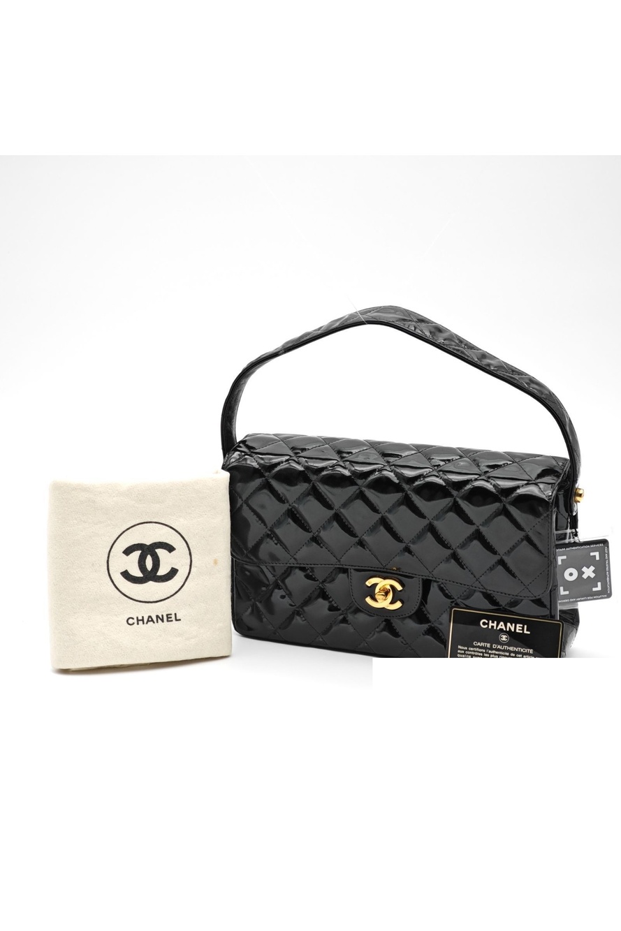 Chanel Quilted Handbag Bag Black Bag
